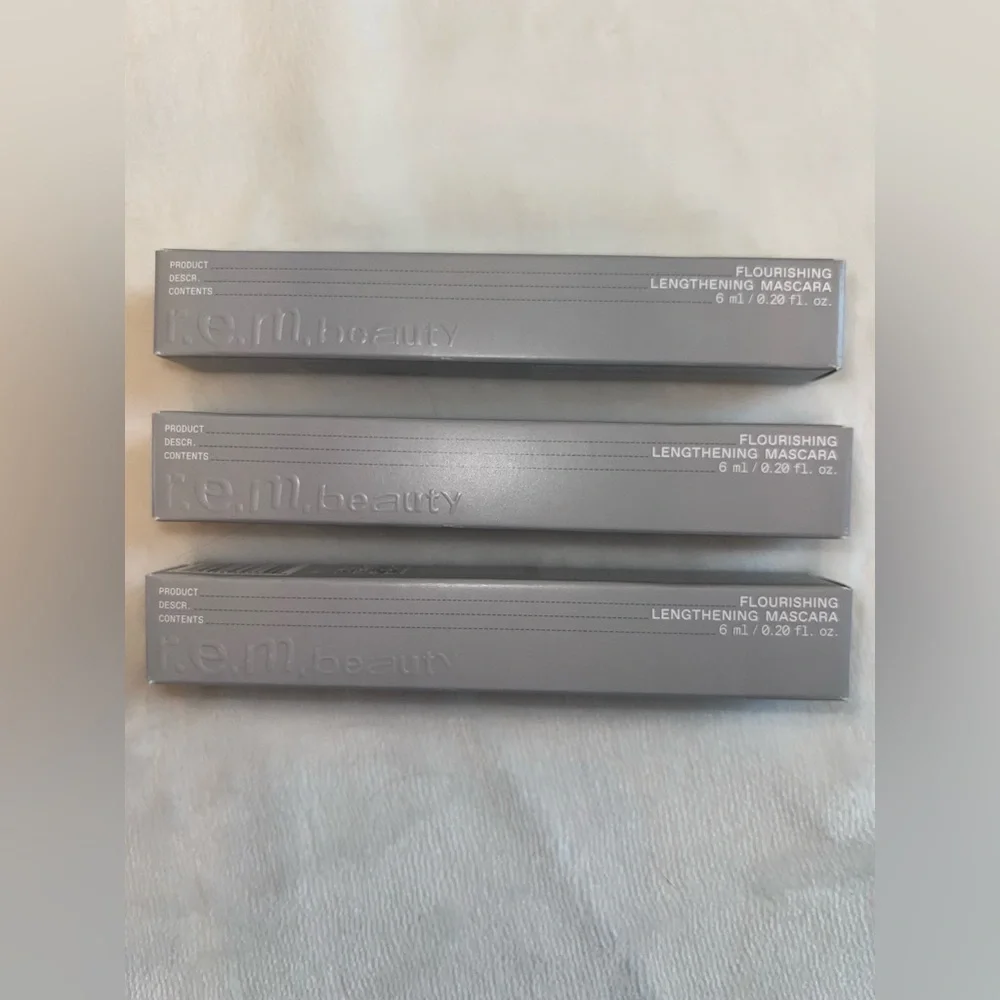 NEW R.E.M. Beauty Mascara 3pcs.– Midnight Black (Full Size)